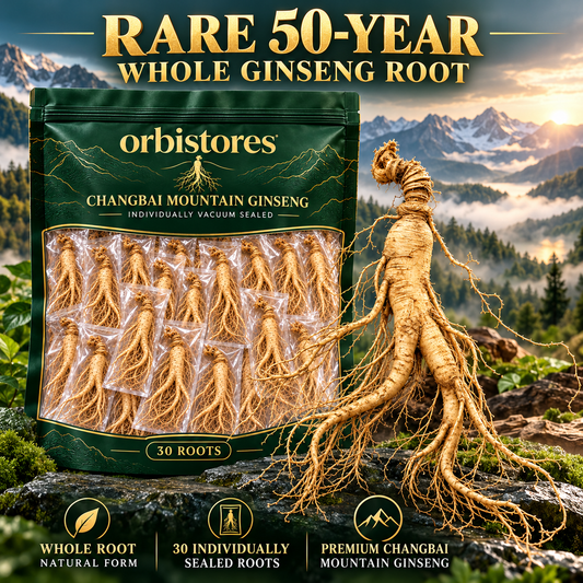 🌿 Rare 50-Year Whole Fresh Ginseng Root — Hand-Selected Mature Ginseng, Premium Wellness Gift 🎁-Johnny