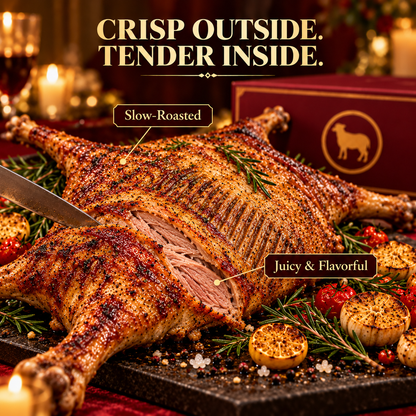 🐑 Premium Whole Roast Lamb — Slow-Roasted, Golden & Tender Celebration Feast 🎁-Johnny