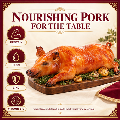 🐷Premium Whole Roast Suckling Pig — Slow-Roasted, Golden Crispy Skin, Celebration Feast Gift Box-Johnny