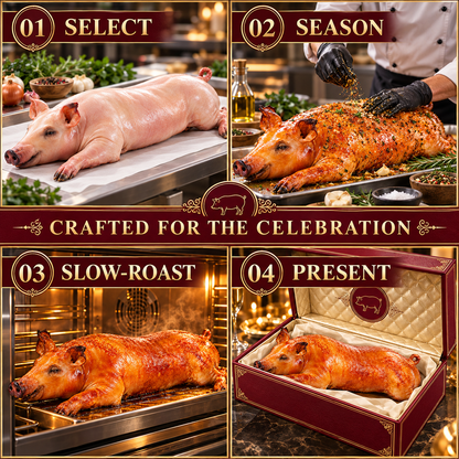 🐷Premium Whole Roast Suckling Pig — Slow-Roasted, Golden Crispy Skin, Celebration Feast Gift Box-Johnny