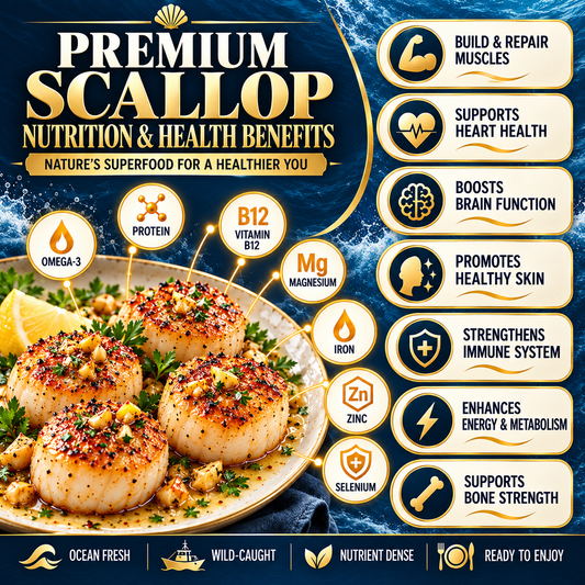 Grand Reserve Garlic Butter Sea Scallops-WH