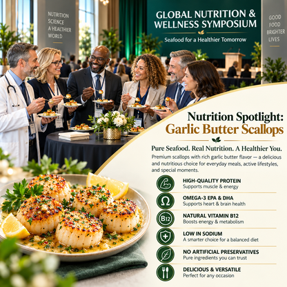 Grand Reserve Garlic Butter Sea Scallops-WH