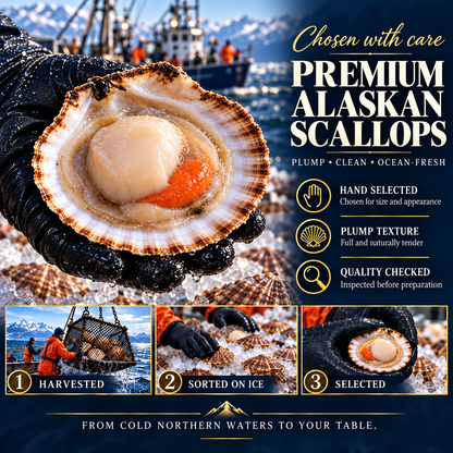 Grand Reserve Garlic Butter Sea Scallops-WH
