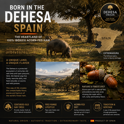 100% Ibérico Bellota Ham – Premium Acorn-Fed Pata Negra from Spain-$LX
