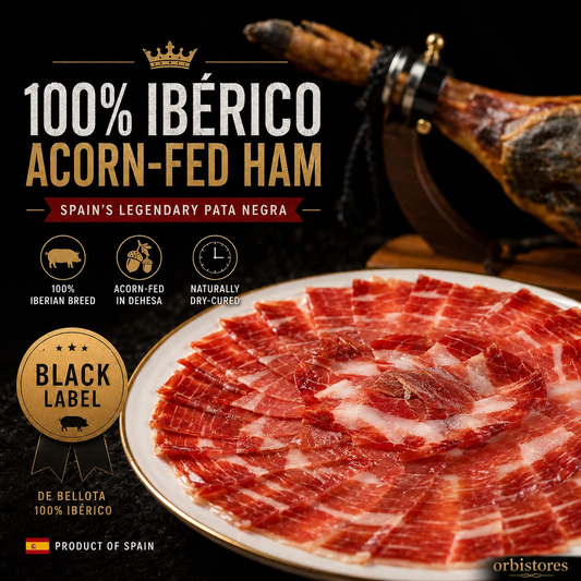 100% Ibérico Bellota Ham – Premium Acorn-Fed Pata Negra from Spain-$LX